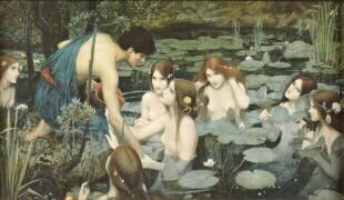 Hylas et les Nymphes (John William Waterhouse) - Muzeo.com