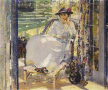 Dans la véranda (Richard Emil Miller) - Muzeo.com