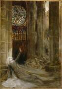 Intérieur de cathédrale (Georges Antoine Rochegrosse) - Muzeo.com