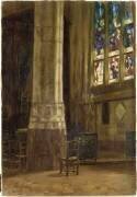 Intérieur d'église (Marthe Moisset) - Muzeo.com