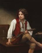 Italien avec une Mandoline (William Bouguereau) - Muzeo.com