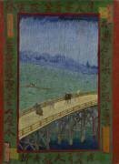 Japonaiserie : Le pont sous la pluie (Vincent van Gogh) - Muzeo.com