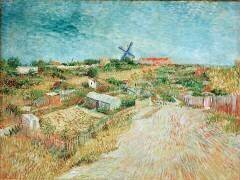 Jardins potagers à Montmartre (Vincent van Gogh) - Muzeo.com