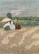 Jardins publics : les nourrices (Edouard Vuillard) - Muzeo.com