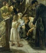 Jésus, âgé de douze ans, au temple (Max Liebermann) - Muzeo.com