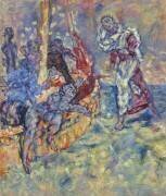 Jésus sur la mer de Galilée (Rene Morere) - Muzeo.com