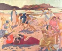 Jeu de balle sur la plage (Maurice Denis) - Muzeo.com