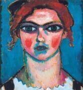 Jeune femme aux yeux verts (Alexej von Jawlensky) - Muzeo.com