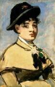 Jeune femme à la pélerine (Edouard Manet) - Muzeo.com