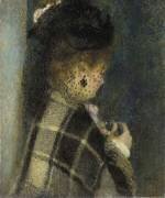 Jeune femme à la voilette (Auguste Renoir) - Muzeo.com