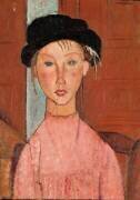 Jeune fille au béret (Amedeo Modigliani) - Muzeo.com