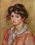 Jeune fille avec un mouchoir blanc (Auguste Renoir) - Muzeo.com