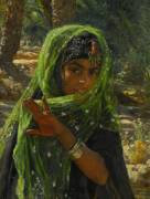 Jeune fille avec un voile (Etienne Dinet) - Muzeo.com