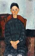 Jeune fille en combinaison noire (Amedeo Modigliani) - Muzeo.com
