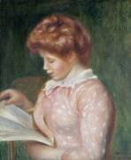 Jeune fille qui lit (Auguste Renoir) - Muzeo.com