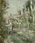 Jeune Garçon dans les Roses Trémières (Berthe Morisot) - Muzeo.com