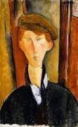 Jeune homme avec une casquette (Amedeo Modigliani) - Muzeo.com