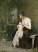 Jeune mère (Eugène Carrière) - Muzeo.com
