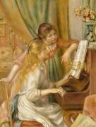 Jeunes filles au piano (Auguste Renoir) - Muzeo.com