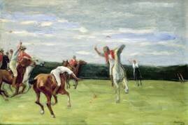 Joueur de polo à Jenischpark (Max Liebermann) - Muzeo.com