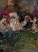 Joueurs de roulette professionnels (Pompeo Mariani) - Muzeo.com
