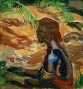 Kikuyu au bord de la rivière (Akseli Gallen-Kallela) - Muzeo.com