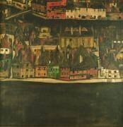 Krumau, la petite ville (Egon Schiele) - Muzeo.com