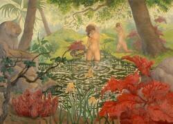 La baignade ou Lotus (Paul-Elie Ranson) - Muzeo.com