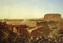 La bataille au temple de Karnak: la campagne égyptienne (Jean-Charles Langlois) - Muzeo.com
