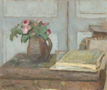 La boîte à peinture de l'artiste et les roses en mousse (Edouard Vuillard) - Muzeo.com