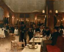 La brasserie (Jean Béraud) - Muzeo.com