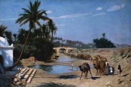 La caravane (Jean-Léon Gérôme) - Muzeo.com