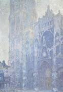La cathédrale de Rouen. Le portail et la tour Saint-Romain, effet du matin (Claude Monet) - Muzeo.com