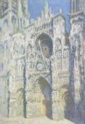 La cathédrale de Rouen. Le portail et la tour Saint-Romain, plein soleil (Claude Monet) - Muzeo.com
