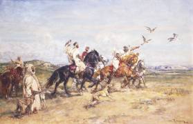 La Chasse au Faucon (Henri Emilien Rousseau) - Muzeo.com