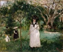 La Chasse aux papillons (Berthe Morisot) - Muzeo.com