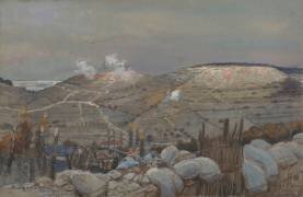 La crête des Eparges, 23 septembre 1915 (François Flameng) - Muzeo.com