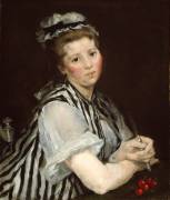 La dame aux cerises (Eva Gonzales) - Muzeo.com