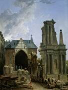 La démolition de l’église des Feuillants (Hubert Robert) - Muzeo.com