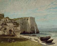 La falaise d'Etretat après l'orage (Gustave Courbet) - Muzeo.com