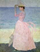 La femme au parasol (Aristide Maillol) - Muzeo.com