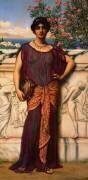 La fille au tambourin (John William Godward) - Muzeo.com