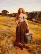 La Fille du Fermier (John Everett Millais) - Muzeo.com