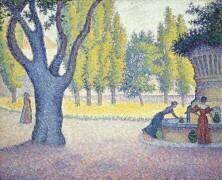 La Fontaine des Lices à Saint-Tropez (Paul Signac) - Muzeo.com