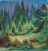 La forêt de conte de fées (Edvard Munch) - Muzeo.com