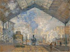 La gare Saint-Lazare (Claude Monet) - Muzeo.com