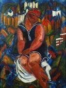 La Grande Baigneuse (Raoul Dufy) - Muzeo.com