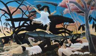 La guerre ou la chevauchée de la discorde (Henri Rousseau) - Muzeo.com