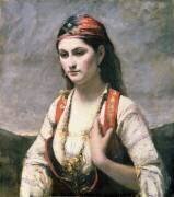 La jeune femme d'Albano (Jean-Baptiste Camille Corot) - Muzeo.com