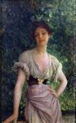 La lavandière (Ernest Hébert) - Muzeo.com